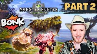 First Time Hunting Anjanath & Tobi-Kadachi |Let's Play Monster Hunter World Pt. 2 (Road to MH Wilds)