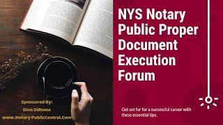 Proper Execution of Documents video