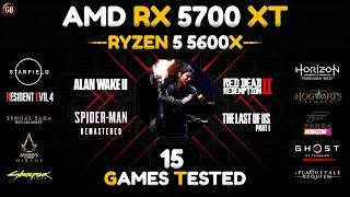 RX 5700 XT + Ryzen 5 5600x : Test in 15 Games