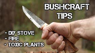 14+ Bushcraft Skills: Survival Tips with Fire, Knife, Saw