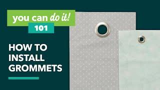 Grommet Installation: How To Install Grommets In Fabric & Curtains