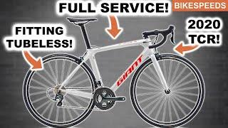 Nightmare Giant TCR Full Rebuild! Tubeless Road Bike Service!