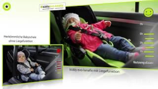 kiddy evo lunafix und evoluna i size   Babyschale mit Liegefunktion