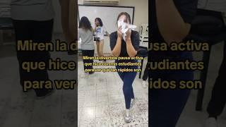 Pausa activa con mis estudiantes PARTE 1  #shorts #risas #pausaactiva