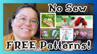 15 FREE No Sew Crochet Amigurumi Patterns  Beginner Friendly, Market Ideas, Quick & Cute Plushies 