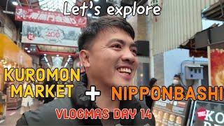 OSAKA VLOG: Kuromon Market + Nipponbashi