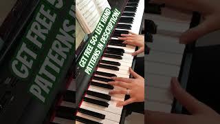 Beautiful I Surrender All Left Hand Pattern for Church Pianists