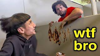 WIPING SH*T ON PEOPLE PRANK GONE WRONG!!
