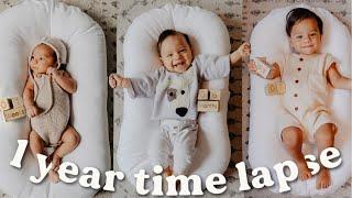 0-12 Months Baby Time Lapse!