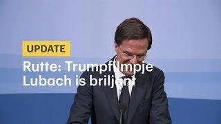 Premier bedankt Lubach voor Trumpfilmpje - RTL NIEUWS