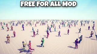 FREE FOR ALL MOD SHOWCASE - Totally Accurate Battle Simulator Modded