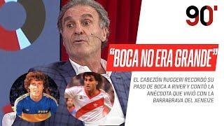 ¡TREMENDO! #Ruggeri recordó su paso de #Boca a #River y revivió ¿los aprietes? de la barrabrava