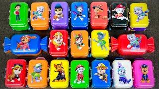 Seeking Paw Patrol Clay Inside Mini Suitcases: Ryder, Chase, Marshall,...Satisfying ASMR Video