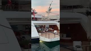 96 Meters Mega Yacht In Monaco! // Instagram: mrsuperyachts