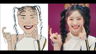 POP DRAWING MEME #261 | TWICE - THE FEELS | Ruby Fun