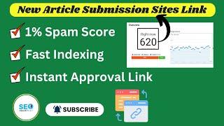 New Article Submission Sites Link 2024