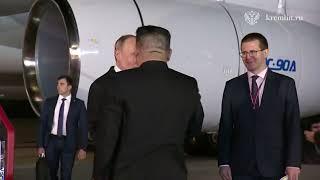 Así fue el abrazo entre Putin y Kim Jong Un en Corea del Norte