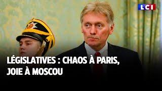 Législatives : chaos à Paris, joie à Moscou