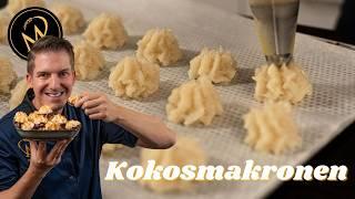 Die saftigsten Kokosmakronen - Makronen Rezept - Perfektes Rezept für Eiweiss Resteverwertung