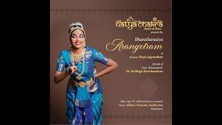 Bharathanatya Arangetram of Ms. Pooja Jeganathan | Live Cast | Natyachakra.