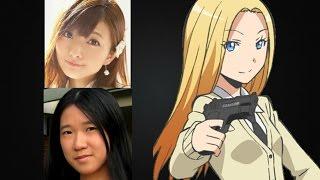 Anime Voice Comparison- Rio Nakamura (Assasssination Classroom)