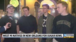 ‘Scary’: W. MI football fans head to New Orleans for Sugar Bowl