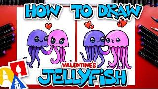 How To Draw Jellyfish For Valentine's Day