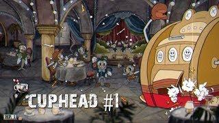 Cuphead Part 1 - Walkthrough Gameplay -  Inkwell Island Ribby and Croaks