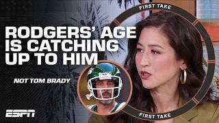 Aaron Rodgers' age is catching up to him  Tom Brady was the EXCEPTION not the rule | First Take