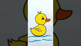 how to draw beautiful duck drawing || #easy #duck #drawing