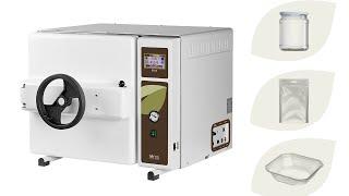 Small Retort Sterilizer for R&D of Preserves and Packaging materials | TERRA Food-Tech®