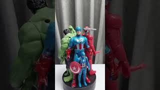 Avengers toys action figure captain america iron man hulk spider-man #shorts #avengers #superhero