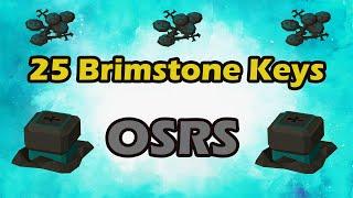 25 Brimestone Keys How Much Money We Made? OSRS