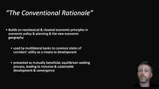 The economic corridors paradigm as extractivism: Four theses for a historical materialist framework