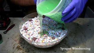 Woodturning - Confetti Extravaganza!!