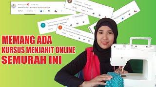 KURSUS MENJAHIT ONLINE MURAH UNTUK PEMULA