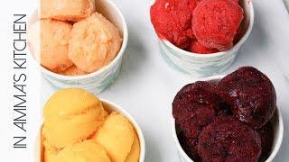 4 Easy Sorbet Recipes | Without ice-cream Maker