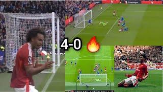 Scenes , Manchester United vs Everton (4-0), unstoppable ATTACKS!! ....