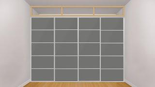 Sliding Wardrobe Doors (Frame installation) - Shush Doors