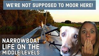 #72 We're Not Supposed to Moor Here!| Narrowboat Life on the Middle Levels