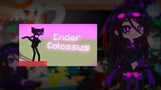 MC Titanesses React To: "All Ender Colossus Battles" By RedEndermanDJ