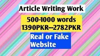 Earn money by writing articles||Hdearner real or fake||Online Earning Website