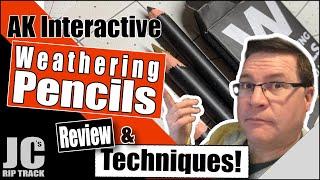 Weathering Pencils - AK Interactive - Review and Techniques!