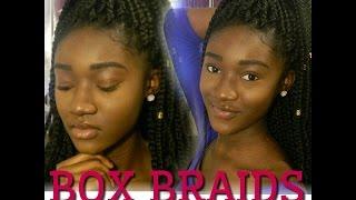 START TO FINISH Box Braids Tutorial: 3 Braiding Techniques| Abbie Appiah