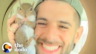 Guy Tried To Release His Rescue Squirrel But She Always Came Back | The Dodo