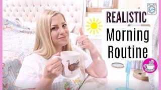 Realistic Work At Home Mom Morning Routine. Homemaker Motivation