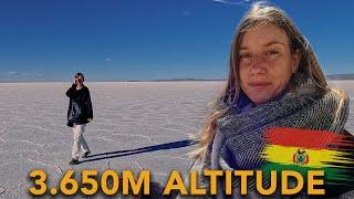 I suffered from altitude sickness in the Uyuni Salt Flat in Bolivia