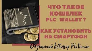 Платинкоин отзывы. Обучающий вебинар Platincoin. Как установить кошелек plc wallet по шагам