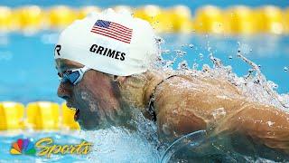 Katie Grimes wins 800m freestyle in CONVINCING fashion in Singapore | NBC Sports