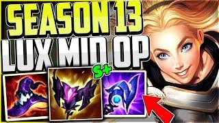 How to Play LUX MID & CARRY A LOSING TEAM! + Best Build/Runes | Lux Guide S13 League of Legends